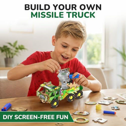 Smartivity DIY Military Vehicle Truck Toy for Kids 8-14 Years - style: Military Truck