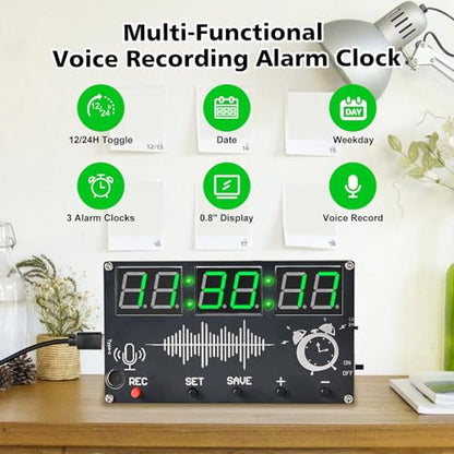 PEMENOL 6-Digit Alarm Clock Soldering Kit
