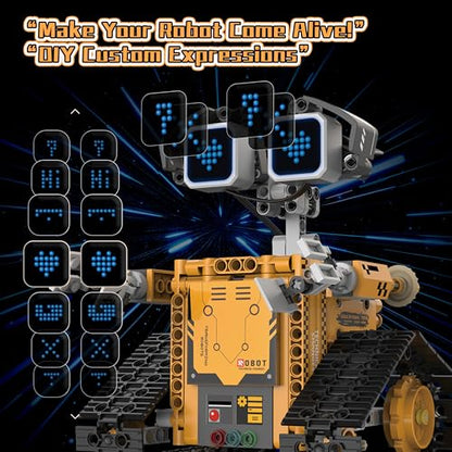 STEM Robot Kit for Kids 6-12, 5-in-1 Coding Building Robot Toy with App - size: K96228