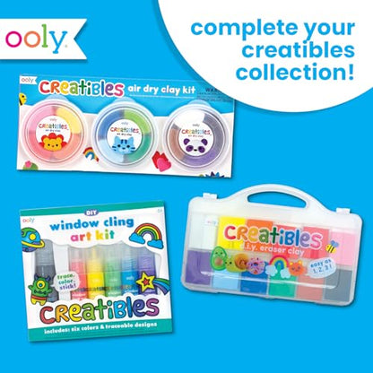 Ooly Creatibles Air Dry Clay for Kids, Includes 3 Reusable Cases, 12 Colors - style: 12 Colors Complete Set