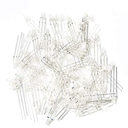 CHANZON 100 pcs 3mm Red & Green Diffused LED Diode Lights Common Cathode - color: B) Red & Green (Cc) (100pcs)