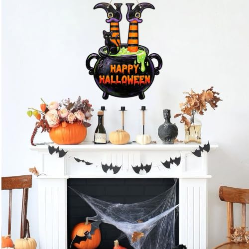 24 Pcs Halloween Coloring Wreath Crafts Color Your Own Witch Pot Crafts - color: Cauldron.24