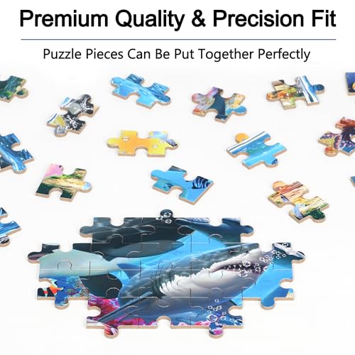 LELEMON Puzzles for Kids Ages 4-6,6 Pack 100 Piece Puzzles for Kids Ages 4-8 in a Metal Box,Educational Jigsaw Puzzles Puzzle Games Puzzle Toys for Girls and Boys - color: 100 Piece 6 Pack 2)