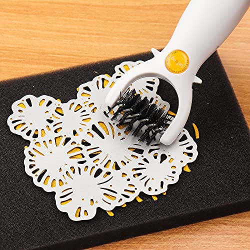 Craft 3 in 1 Multipurpose Craft Tool Set, Die Brush, 3-in-1 Weeding Tool, Brush, Scrape, Pierce, Embossing and Die Cutting Accessory, Retractable Design, DIY Scrapbooking Supplies Die Paper Remover - color: Craft Tool Set