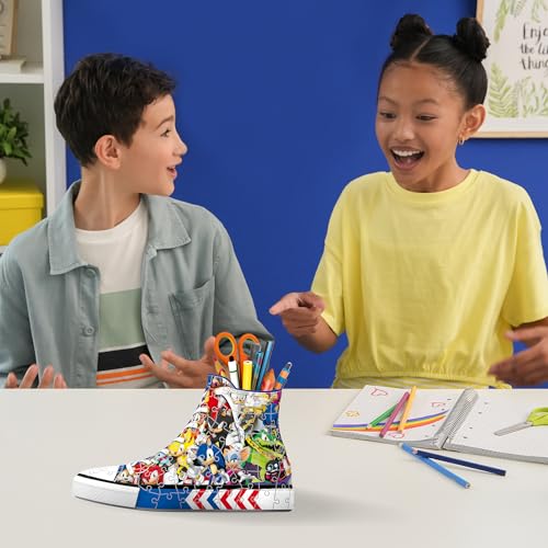Ravensburger Sonic The Hedgehog Sneaker 3D Puzzle | Unique Collectible Puzzle with 108 Pieces | Fun for Sonic Fans | No Glue Needed