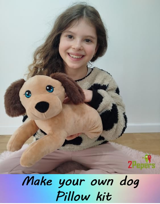 Create Your Own Best Friend: DIY No-Sew Plush Dog Craft Kit for Kids - style: DOG
