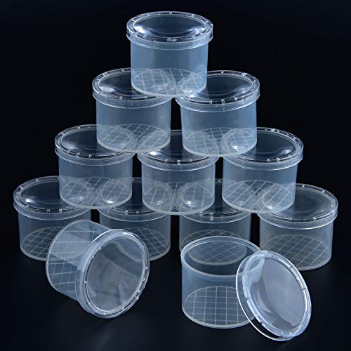 Coopay 80 Pieces Bug Viewer Critter Insect Cage Magnifying Insect Box Bug Magnifier Container Catcher Cage, Science Nature Exploration Tools - style: 80 Pack