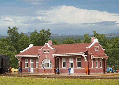 Walthers Cornerstone Series® N Scale Santa Fe-Style Brick Depot 6-3/4 x 3-7/8 x 2-1/4" - style: Santa Fe-Style Brick Depot