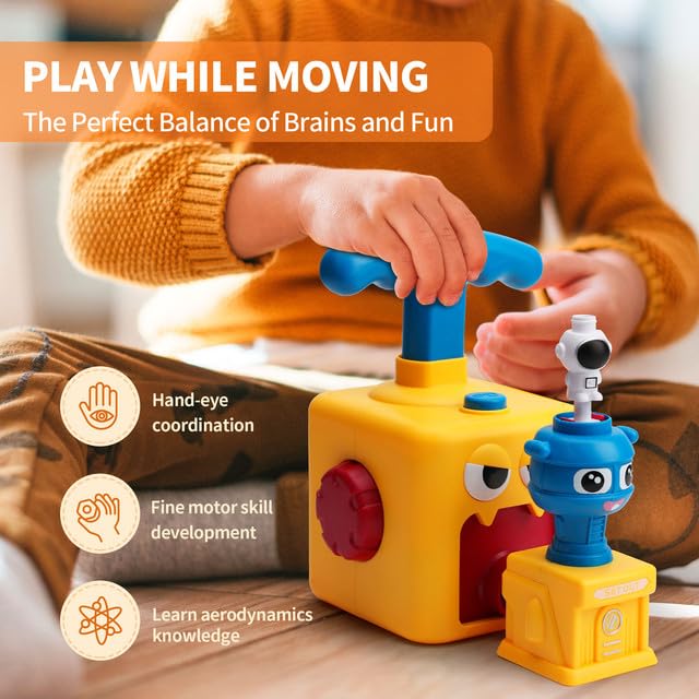 Balloon Launcher Car Toy Set, Balloon Powered Car for Kids 3+, Party Supplies, Blackbird