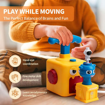 Balloon Launcher Car Toy Set, Balloon Powered Car for Kids 3+, Party Supplies, Blackbird