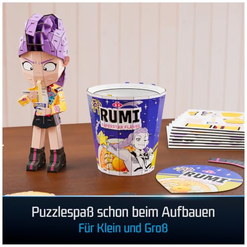 4D Build Kpop Demon Hunters Rumi in Ramyeon Cup 3D Puzzle Model Kit - style: Rumi in Ramyeon Cup,138 pcs
