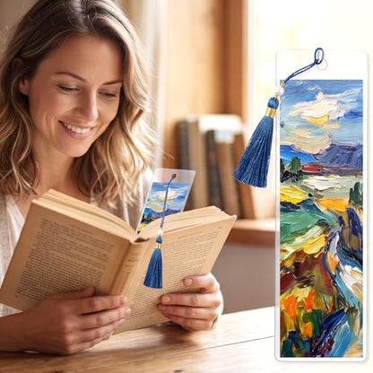 60 Pack Clear Bookmark Sleeves, 5.7 x 1.81in Bookmark Holders with Hole - color: Bookmark Sleeve/60pcs