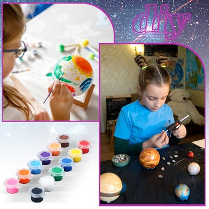 38 Pcs Solar System Model Kit Planets Project for Kids Science