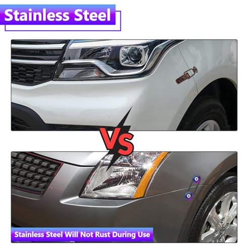 BFXM Universal Bumper Clips, Front Rear Bumper Quick Release Kit - color: Dazzling, size: 4set