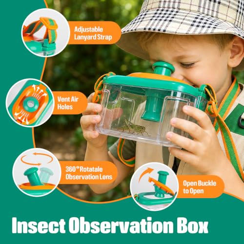 NAUGHTY PANDA Kids Explorer Kit, 28 Pcs Bug Catching Kit