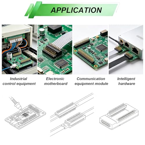 104PCS 2.54mm Male and Female Pin Header Connector Assortment Kit - size: 104pcs-Female Pin Header Connector