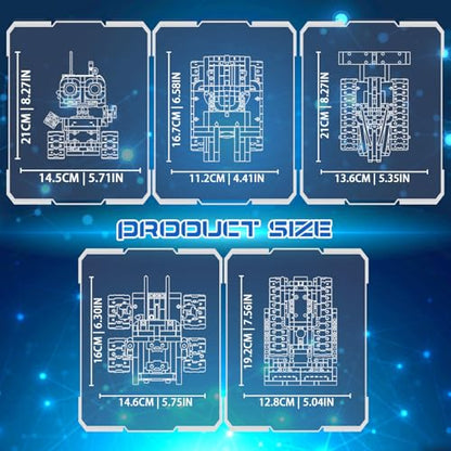 STEM Robot Building Kit, APP & Remote Control Robotics for Kids Ages 8-12