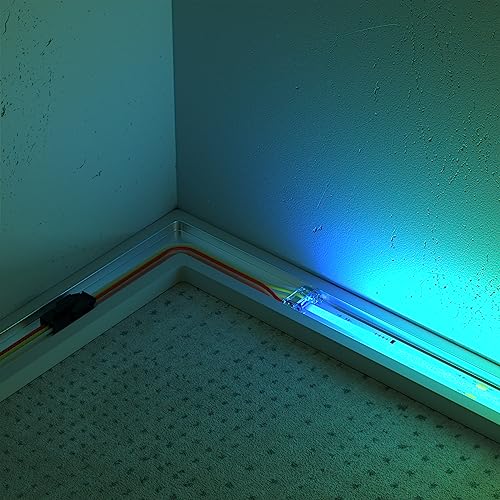 PAUTIX 12mm 3-Pin Connectors for RGB Smart IC COB LED Strip Lights,Solderless Terminal Connection Kit,Dual-End Extension,Strip to Male Plug,Gapless,Strip to Wire Connectors,24V 12V 5V LED Light Strips - size: Connector Kit