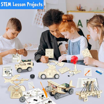 LINAYE 24 Packs STEM Kits for Kids, 6 in 1 Treasure Box Toys Gifts for Kids