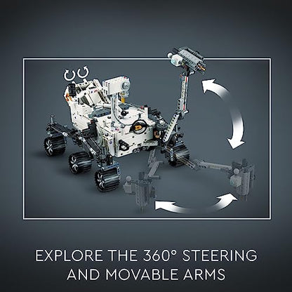 LEGO Technic NASA Mars Rover Perseverance Building Toys - STEM Model Kit for Boys & Girls, Ages 10+ Years - Gifts for Birthdays - Detailed Set for Display - 42158
