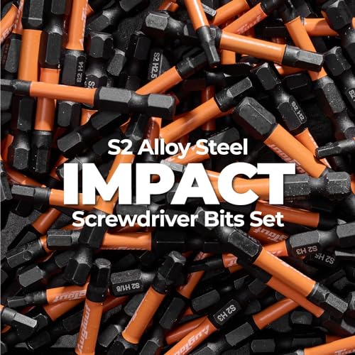 toolant 8 mm Impact Hex Bit Set, 10-Piece, 2-inch - size: 8mm(10pcs)