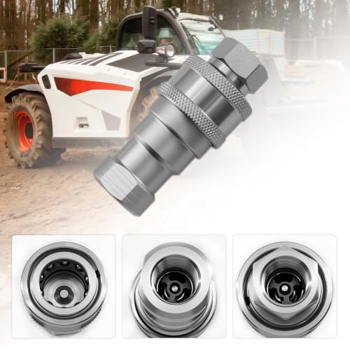3/8" NPT ISO 7241-B Quick Disconnect Hydraulic Coupler Set, Alloy Steel Quick Disconnect Hydraulic Coupling (3/8" Body x 3/8" NPT Thread ISO7241-B)) - color: 3/8" NPT&Body (ISO7241-B)