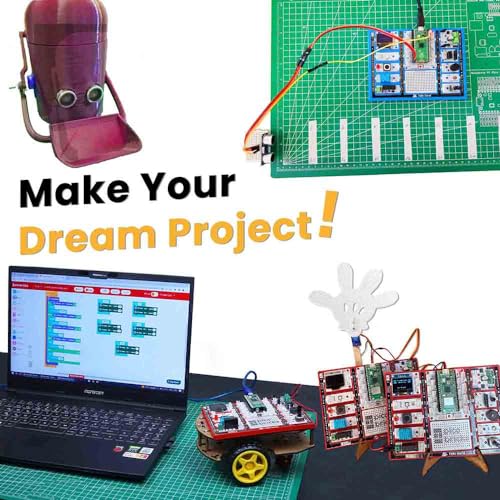 Picobricks Raspberry Pi Pico W Starter Kit with 12 Detachable Sensors and Extensive Learning Guide, Raspberry Pi Kit, Raspberry Pi Starter Kit, DIY Coding Kit - size: IoT Expert Kit