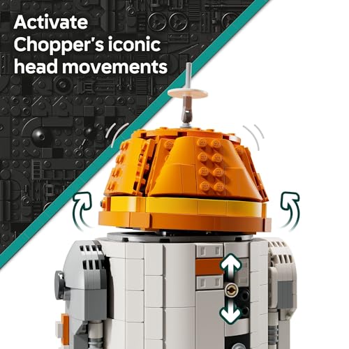 LEGO Star Wars: Ahsoka Chopper (C1-10P) Astromech Droid Set - Building Toy for Kids, Ages 10+ - Makes a Great Gift for Boys and Girls - Model Kit and Room Decor Idea for Sci-Fi Adventure Fans - 75416