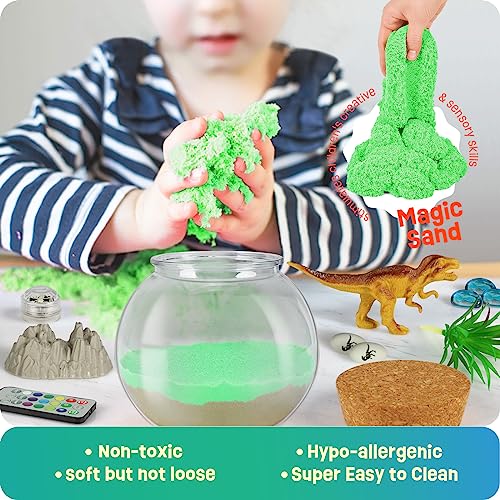 Dinosaur Terrarium Kit, Dinosaur Toys for Kids 5-7, Birthday Gifts for Boys - style: Dinosaur Kit
