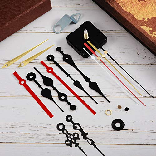 Outus 6 Pack High Torque Silent Quartz Clock Movement Kit, 20 mm/ 0.8 Inch - size: 20 mm/ 0.8 Inches