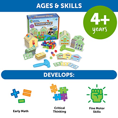 Learning Resources Number Nails Activity Set