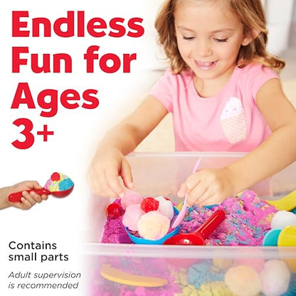 Creativity for Kids Sensory Bin: Ice Cream Shop Playset - Toddler Learning Toys for Kids Ages 3-4+, Pretend Play Ice Cream Set, Kids Gifts for Girls and Boys - style: Ice Cream Shop