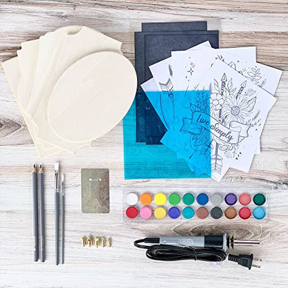 ArtSkills Wood Burning Kit for Beginners - 48 Piece Woodburning Gift Set