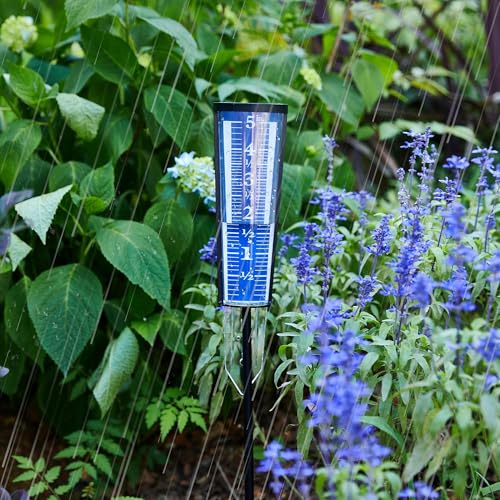 Rain Gauge Stand Replacement for AcuRite 00850A3, Freestanding Adjustable Rain Gauge Holder Mount Accessory, 13.9 in or 23.3 in, Rain Gauge Not Included