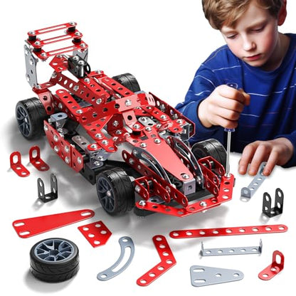 STEM Building Projects Toys - Model Car Kit DIY Building STEM Projects Toys for Kids Boys Girls Ages 8-12-16, Assembly Science Kit Model Car Birthday Gift Toy for Kids Boys 8 9 10 11 12 Years Old - style: 821-3
