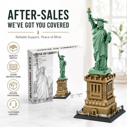 CAXIMSY Statue of Liberty Building Block Set NYC Landmark for Adults - color: Statue of Liberty