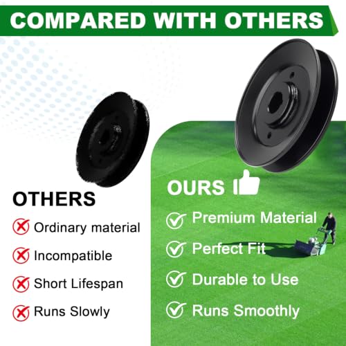 033‑4820‑00 Pulley Fits 48" 42" Mower Deck Compatible with Bad Boy MZ MZ Magnum Lawn Mowers - color: 033-4820-00