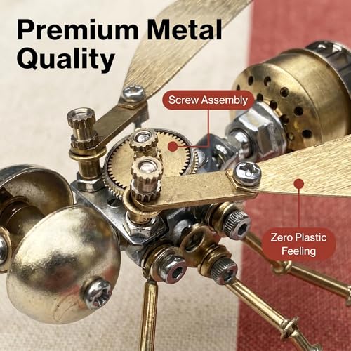3D Metal Puzzle Mechanical Model Kit Steampunk Bee Insect 140+ Parts No Glue Build Premium Desktop Decor Christmas & Birthday Gift for Adults Hobbyists (Little Bee -B) - style: Little Bee -B