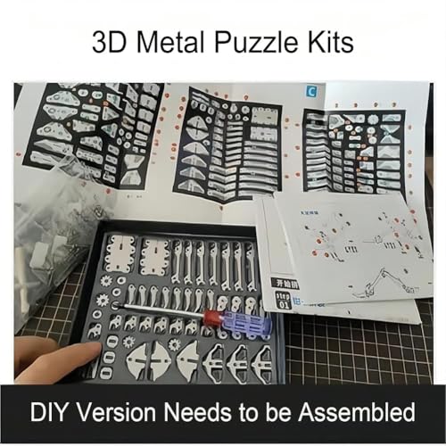 FILASLFT 3D Metal Puzzles for Adults,Mechanical Spider King 3D Puzzles - color: A11-metal Puzzle