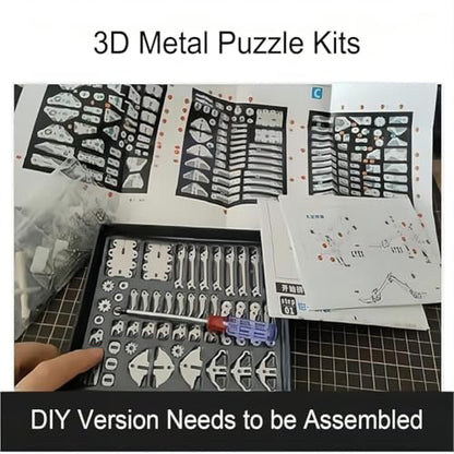 FILASLFT 3D Metal Puzzles for Adults,Mechanical Spider King 3D Puzzles - color: A11-metal Puzzle