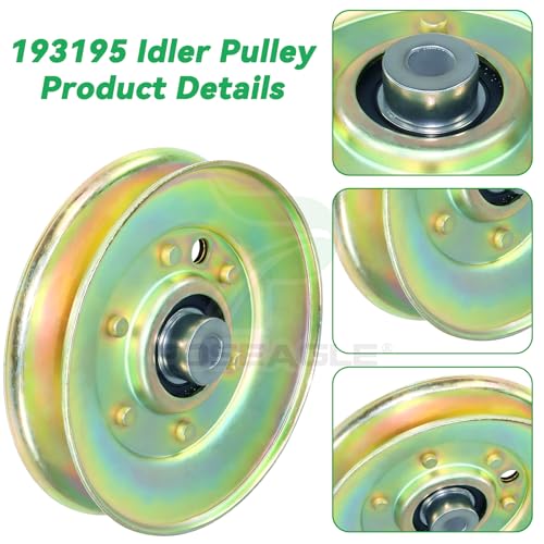 532177968 Idler Pulley with 532175820 Pulley 532189993 Pulley - size: 1x177968+1x175820+193195