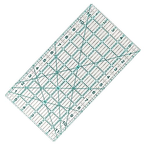 MANUFORE Quilting Ruler 6 x 12 Inch Sewing Acrylic Ruler Quilting Tools - style: 6 x 12"