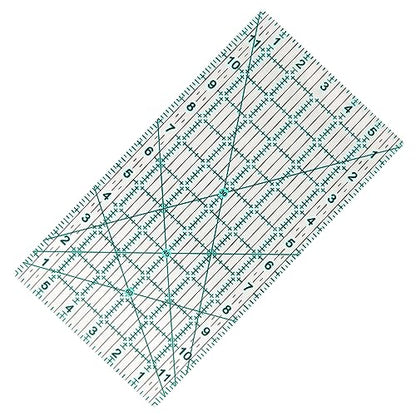 MANUFORE Quilting Ruler 6 x 12 Inch Sewing Acrylic Ruler Quilting Tools - style: 6 x 12"