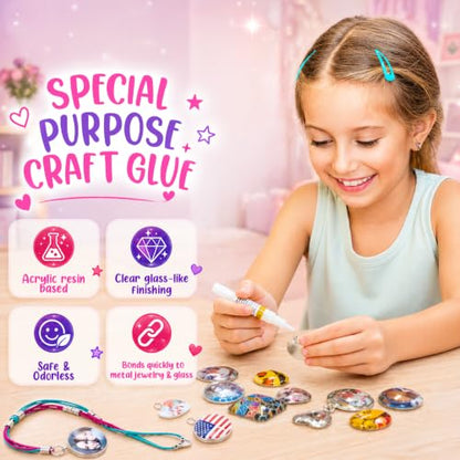 Glittery Garden Girls Jewelry Making Kit. Necklace & Bracelet Crafting Set - style: Jewelry Making Kit