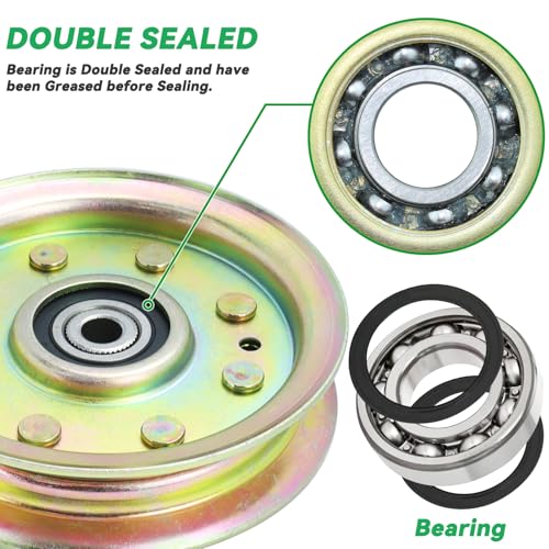 175820 Idler Pulley for Husqvarna 48 Inch Z4822 Z4824 Ride Mowers - size: 1x175820