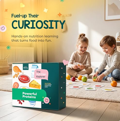 Baketivity Powerful Proteins Kids Nutrition Kit STEM Birthday Gift for Kids - color: 2-powerful Proteins