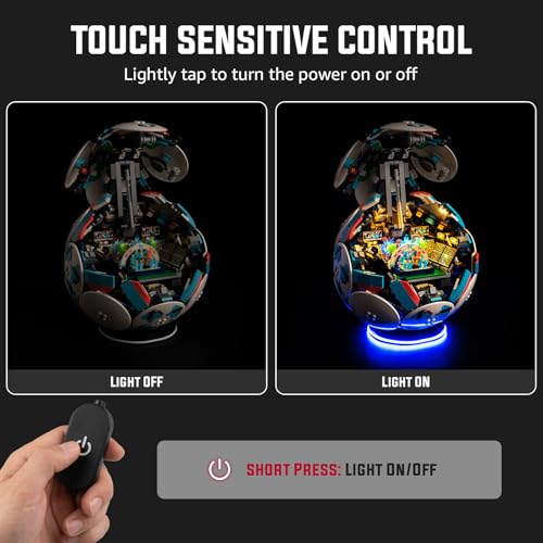 Nitemode Light Kit for LEGO 43019 Soccer Ball, Touch, Lights Only - size: Standard Light Kit