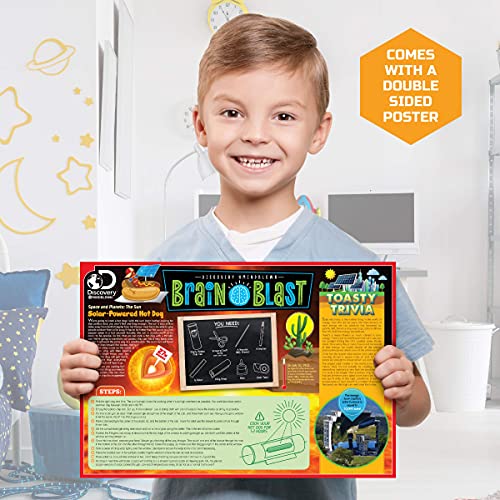 Discovery Colossal Fossil Dig Set, 15-Piece Archeology Excavation Kit, Uncover Real Shark Teeth and More, STEM Toys for Boys and Girls