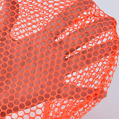 Coopay 2 Pieces Butterflies Kids Fishing Net Catching Bug Floating Bait Beach Nets for Outdoor Playing - color: Green + Orange