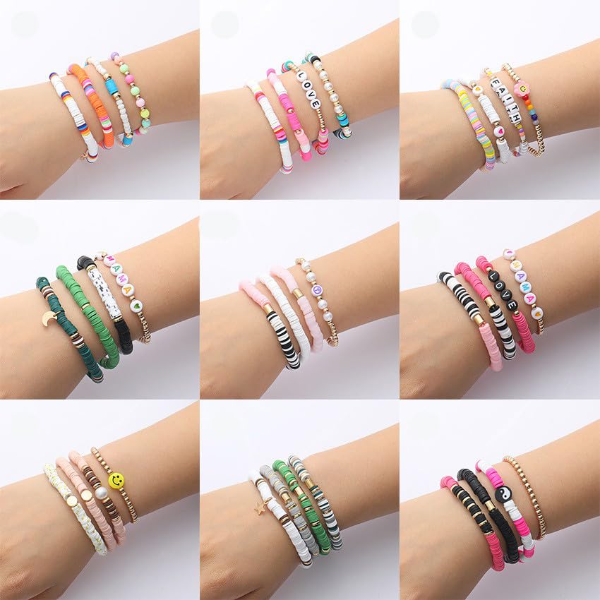 1400+4x7mm Round Acrylic Alphabet Letter Beads for Bracelets,Bead Letters - color: White